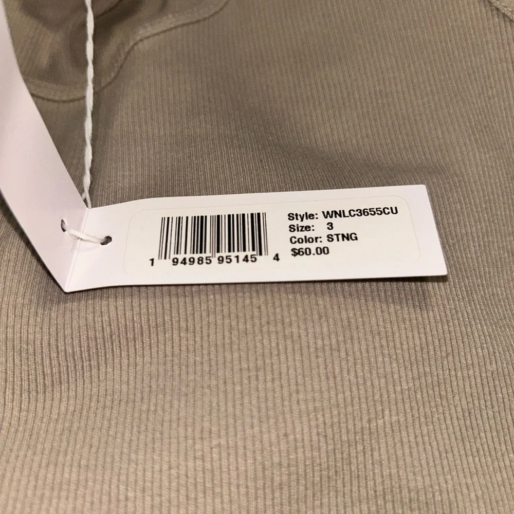 James Perse Stone Ribbed Shirt - Large - Picture 2 of 2